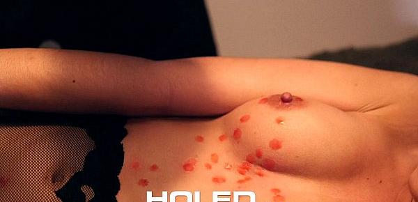  HOLED - Sultry Marley Brinx hot candle wax play and anal - New Site
